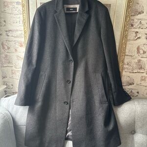 Hugo Boss from Harry Rosen charcoal gray formal overcoat 44R